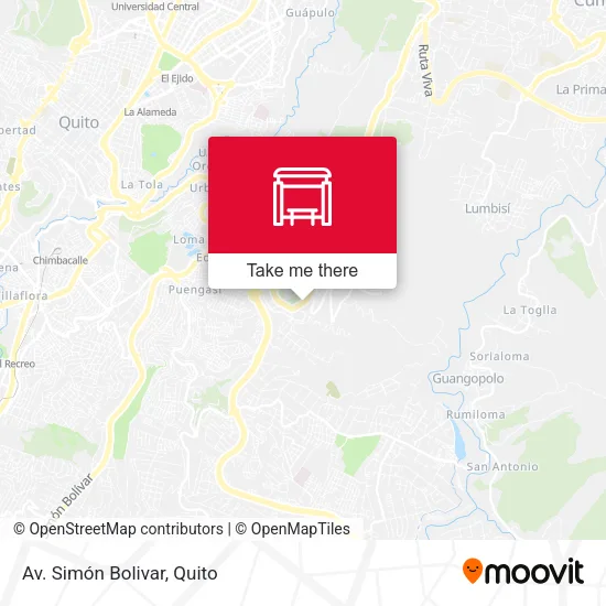Av. Simón Bolivar map