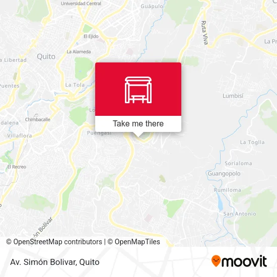Av. Simón Bolivar map