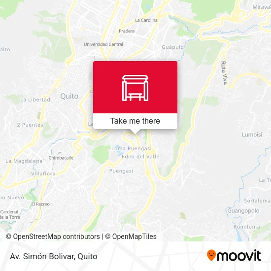 Av. Simón Bolivar map