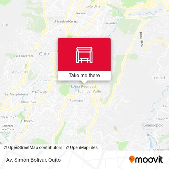 Av. Simón Bolivar map