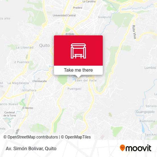 Av. Simón Bolivar map