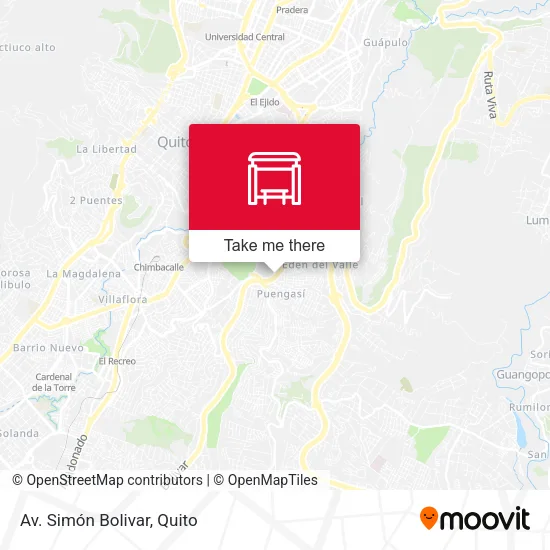 Mapa de Av. Simón Bolivar