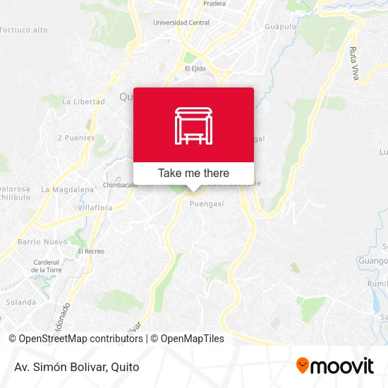 Mapa de Av. Simón Bolivar