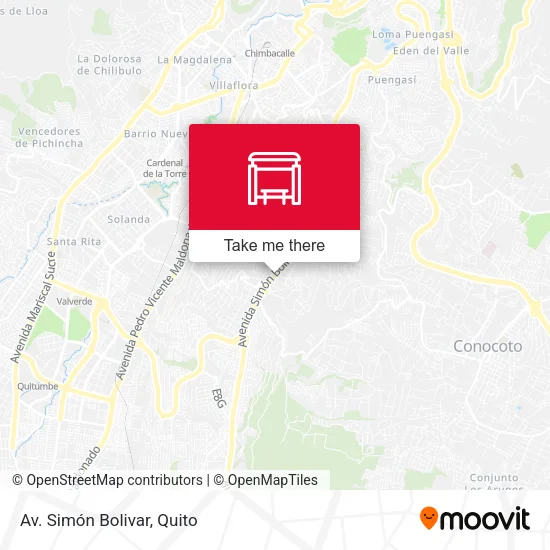 Av. Simón Bolivar map