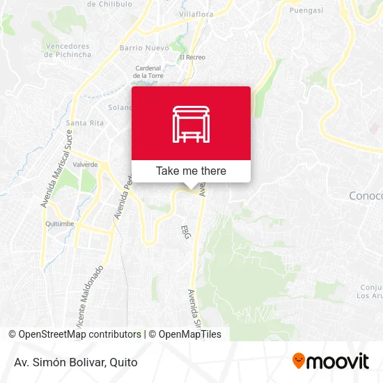 Mapa de Av. Simón Bolivar