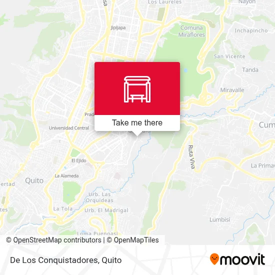 De Los Conquistadores map