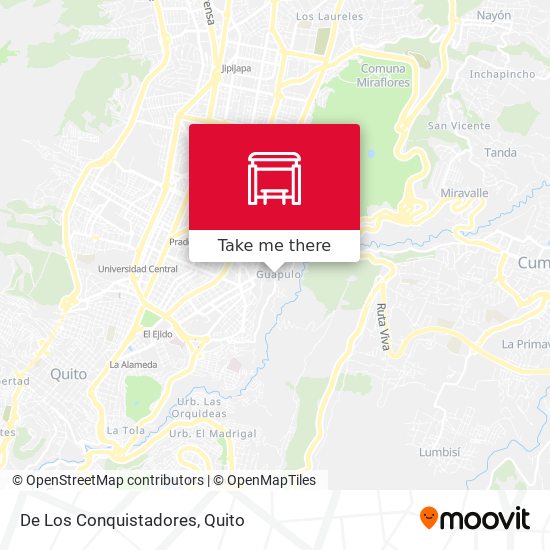 Mapa de De Los Conquistadores