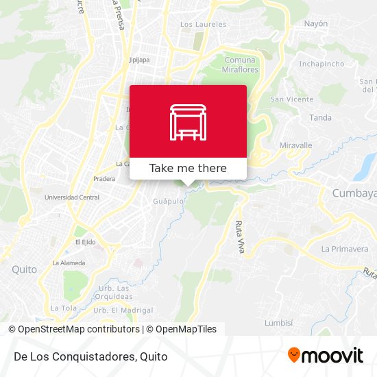 Mapa de De Los Conquistadores