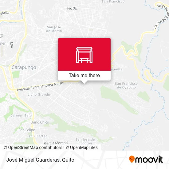 Mapa de José Miguel Guarderas