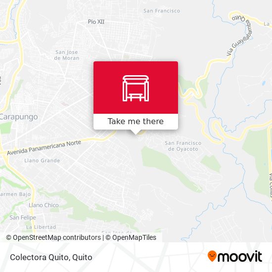 Colectora Quito map