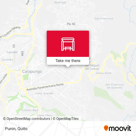 Mapa de Punin