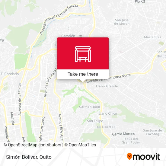 Mapa de Simón Bolivar