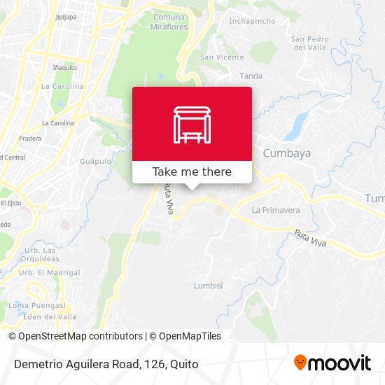 Demetrio Aguilera Road, 126 map