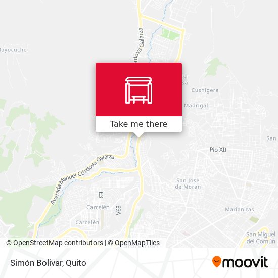 Mapa de Simón Bolivar