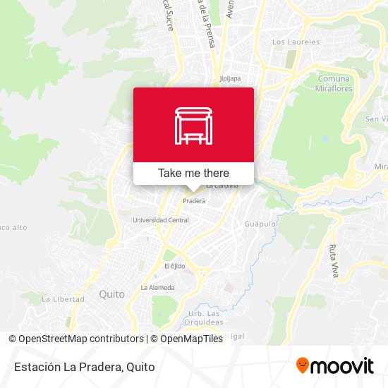Estación La Pradera map