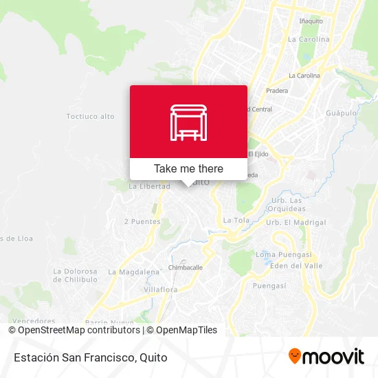 Mapa de Estación San Francisco