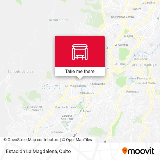 Mapa de Estación La Magdalena