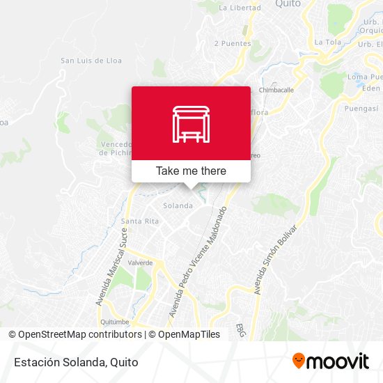 Mapa de Estación Solanda