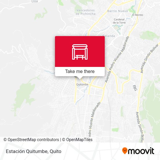 Mapa de Estación Quitumbe