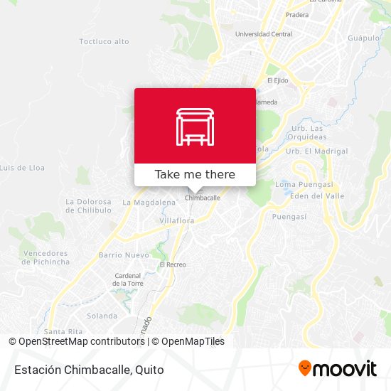 Mapa de Estación Chimbacalle