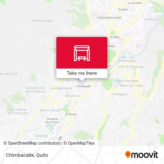 Chimbacalle map