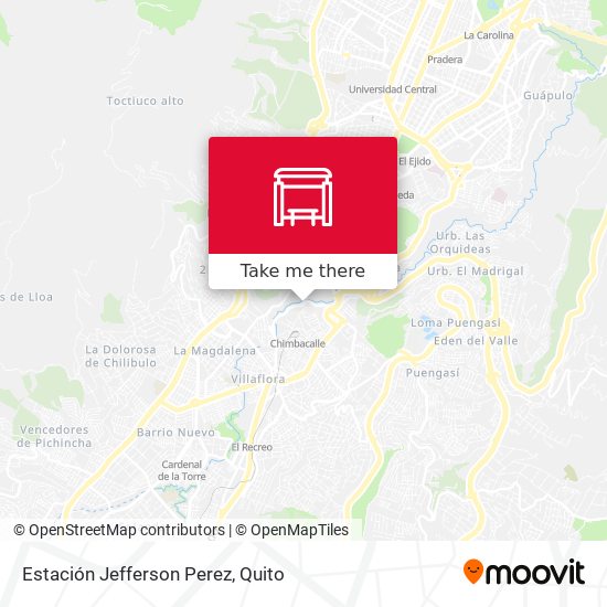 Mapa de Estación Jefferson Perez