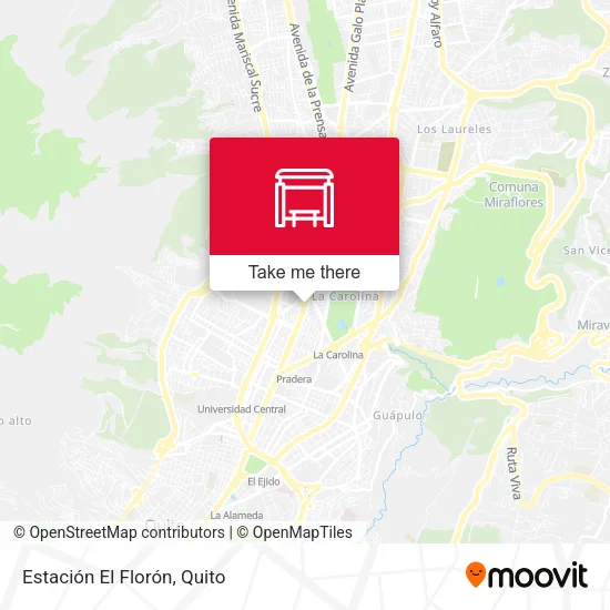 Mapa de Estación El Florón