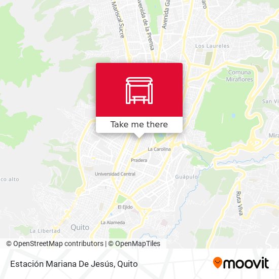 Estación Mariana De Jesús map
