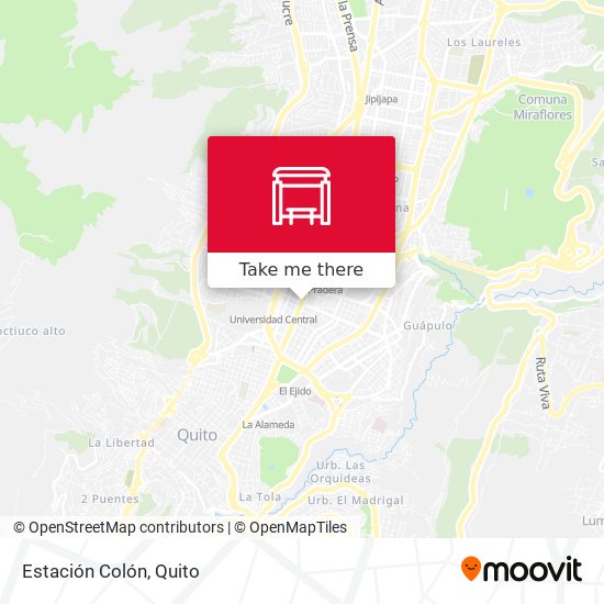 Mapa de Estación Colón