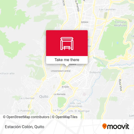 Mapa de Estación Colón