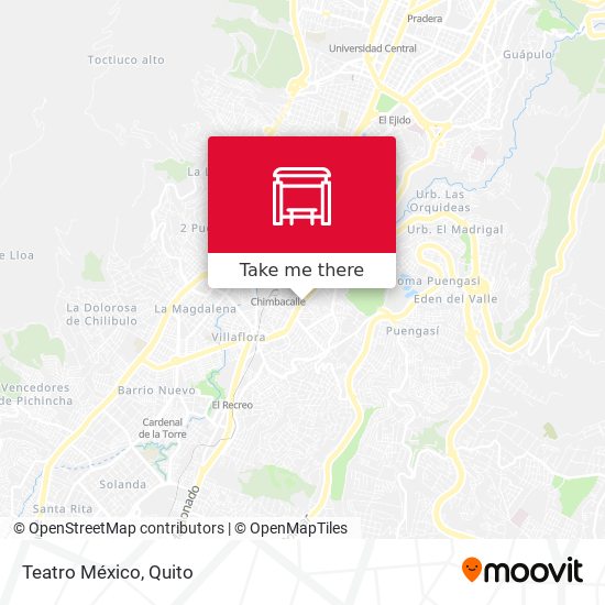 Mapa de Teatro México