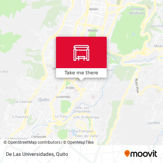 Mapa de De Las Universidades