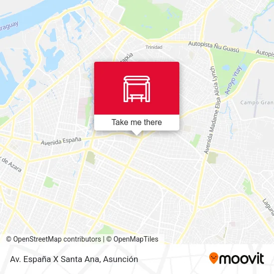 Mapa de Av. España X Santa Ana