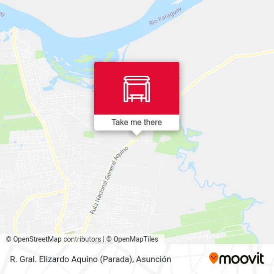 R. Gral. Elizardo Aquino (Parada) map