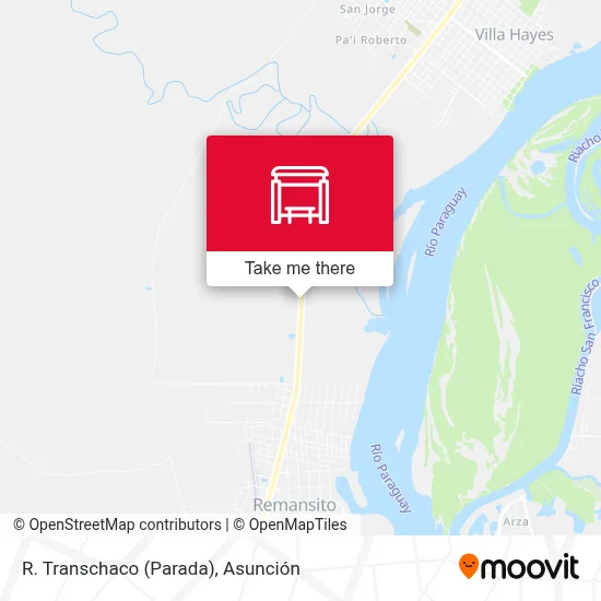 R. Transchaco (Parada) map