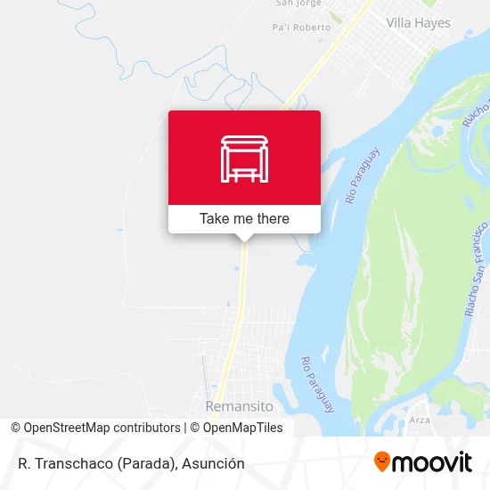 R. Transchaco (Parada) map