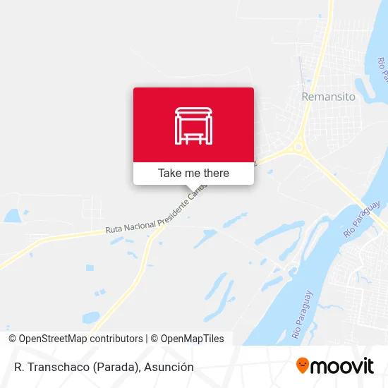 R. Transchaco (Parada) map