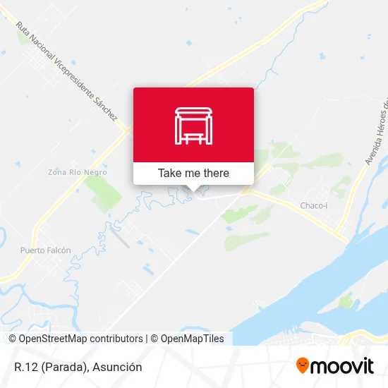 R.12 (Parada) map