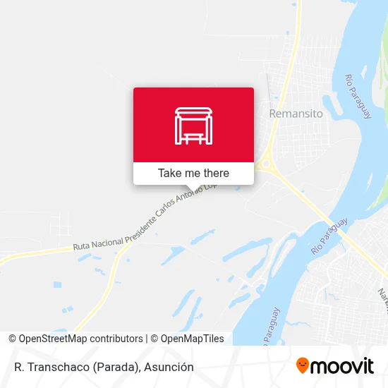 R. Transchaco (Parada) map
