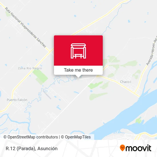 R.12 (Parada) map