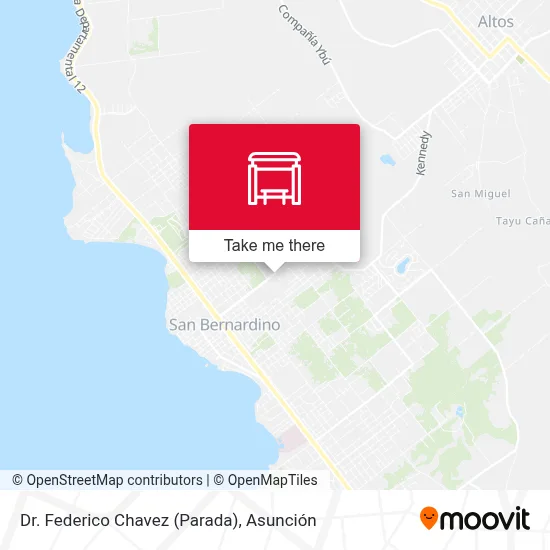 Dr. Federico Chavez (Parada) map