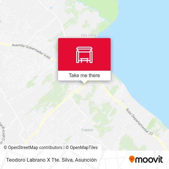 Mapa de Teodoro Labrano X Tte. Silva