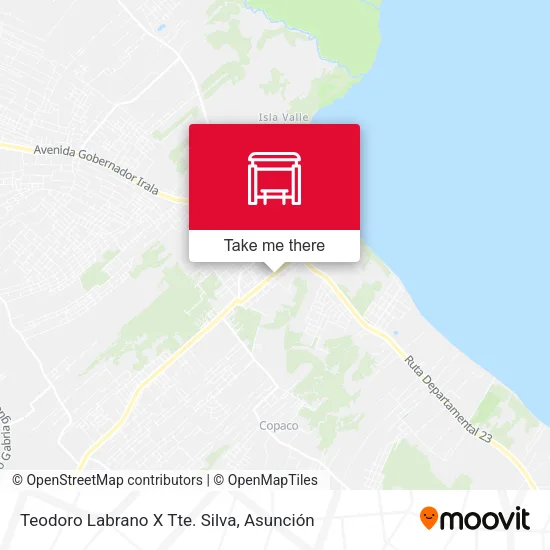 Mapa de Teodoro Labrano X Tte. Silva