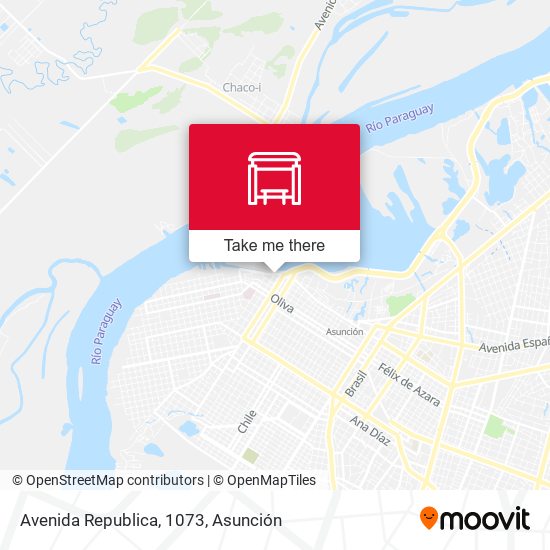 Avenida Republica, 1073 map