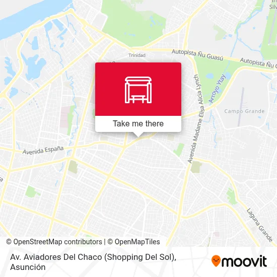 Av. Aviadores Del Chaco (Shopping Del Sol) map