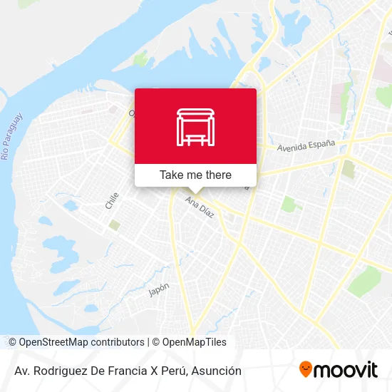 Mapa de Av. Rodriguez De Francia X Perú
