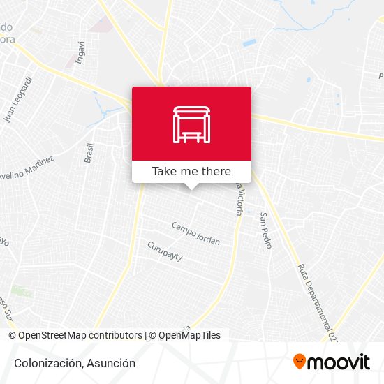 Mapa de Colonización