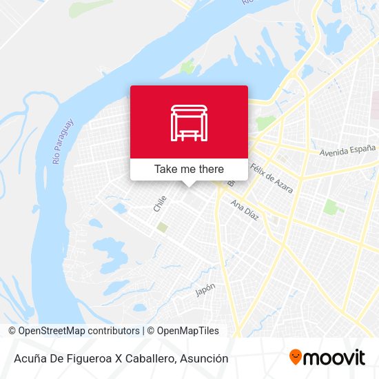 Mapa de Acuña De Figueroa X Caballero