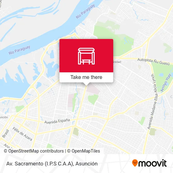 Mapa de Av. Sacramento (I.P.S C.A.A)