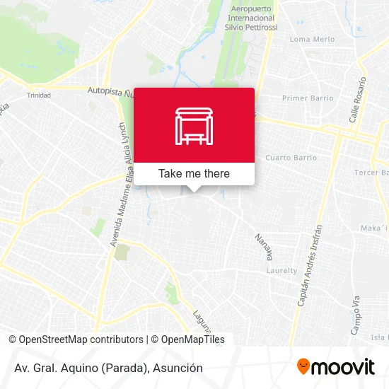 Mapa de Av. Gral. Aquino (Parada)